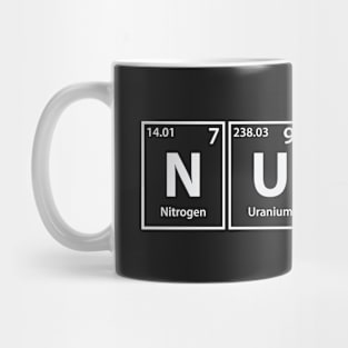 Nukes (N-U-K-Es) Periodic Elements Spelling Mug